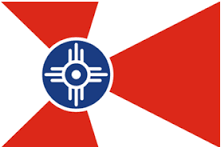 Flag of Wichita, Kansas, USA